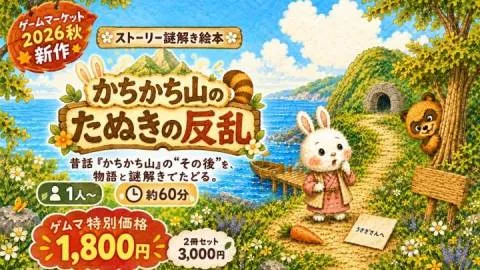 【謎解き絵本】かちかち山のたぬきの反乱