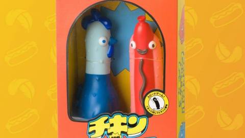 チキンVSホットドッグ